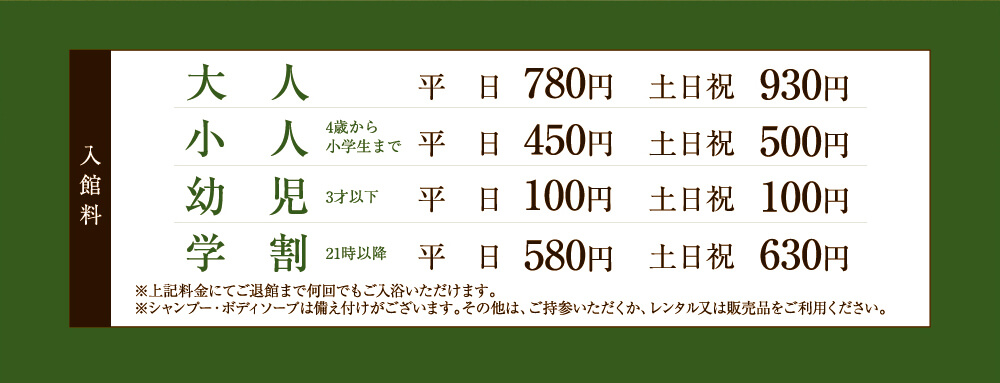 入館料